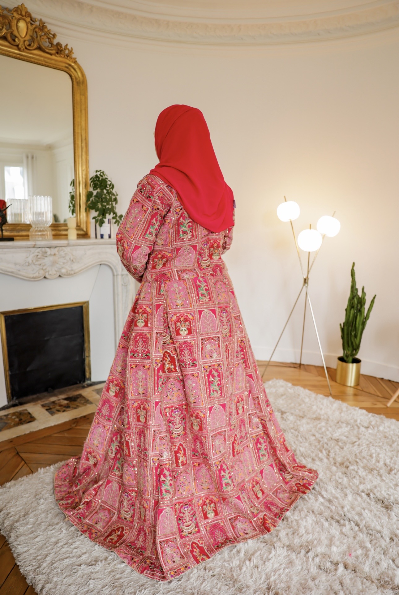 Lehenga rose